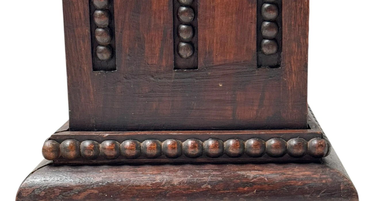 French Art Deco Pedestal with Multi-Colored Marble Top, 1930s